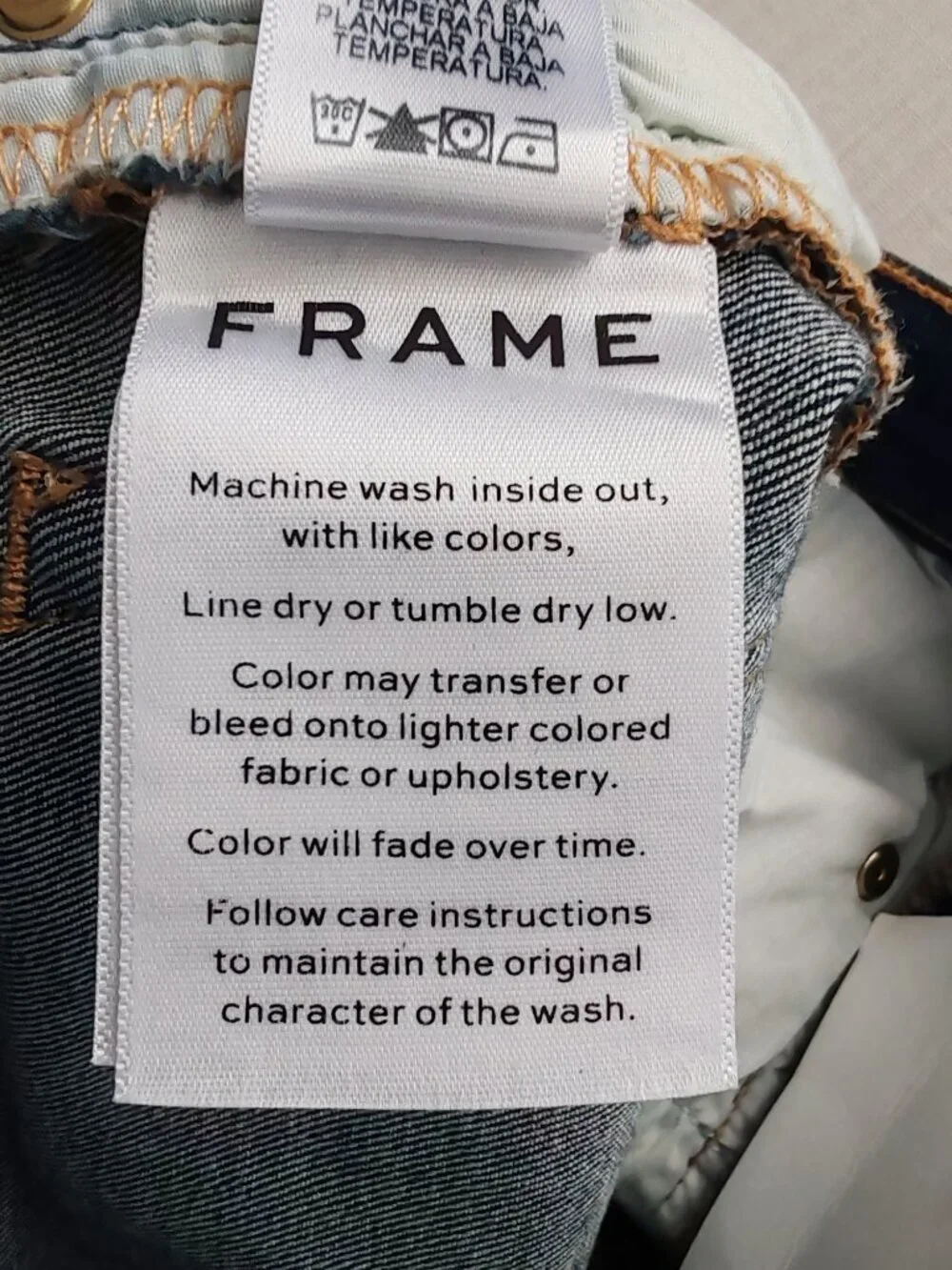 FRAME Le High Skinny Jeans in Columbia Road Wash - Size 27 - Premium Stretch - Picture 14 of 16